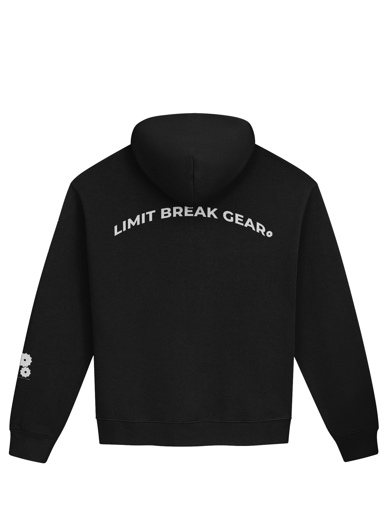 Limit Break Gear Pump Cover Hoodie - White logo product image (1)