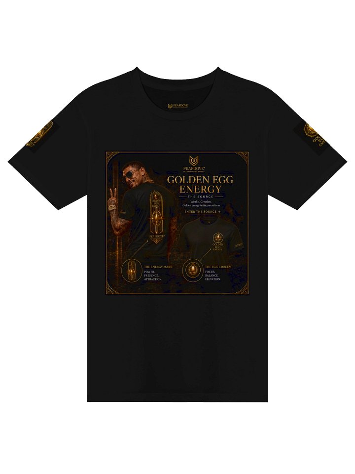 PEAFDOVE® THE SOURCE — Golden Egg Energy Shirt product image (1)