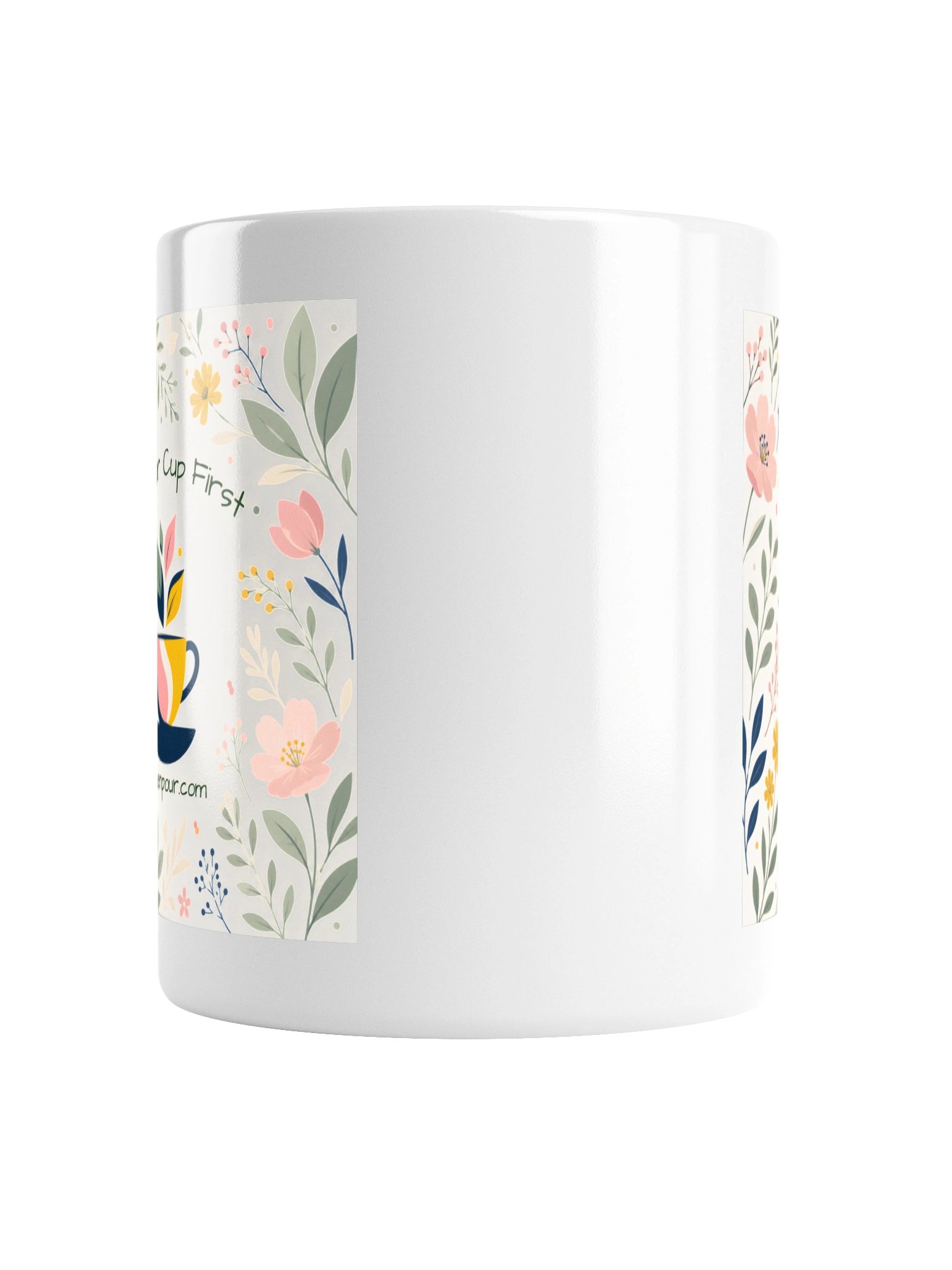 Fill Your Cup First Floral Mug product image (2)