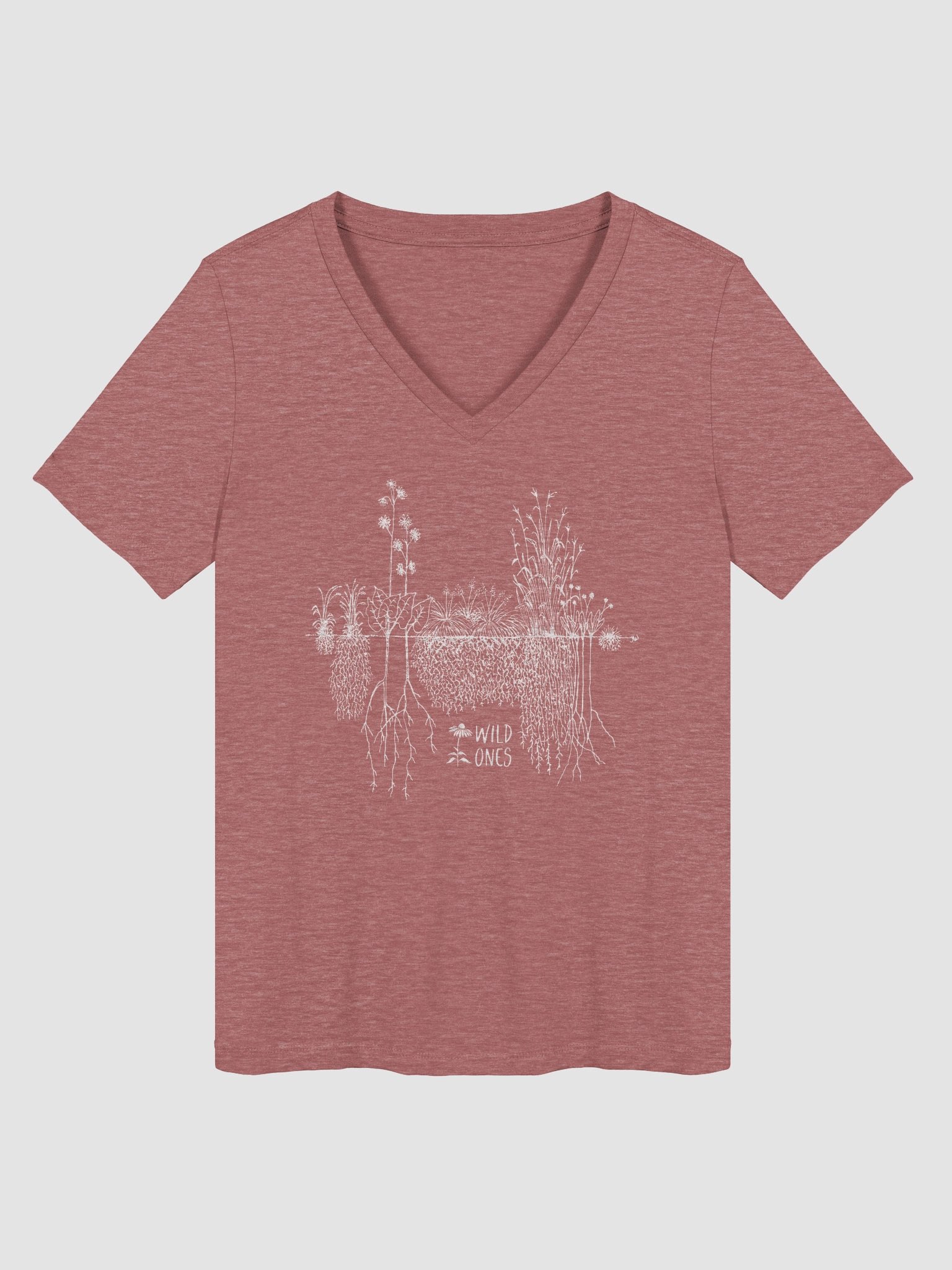 Deep Roots (Women's Relaxed V-Neck T-Shirt) product image (4)