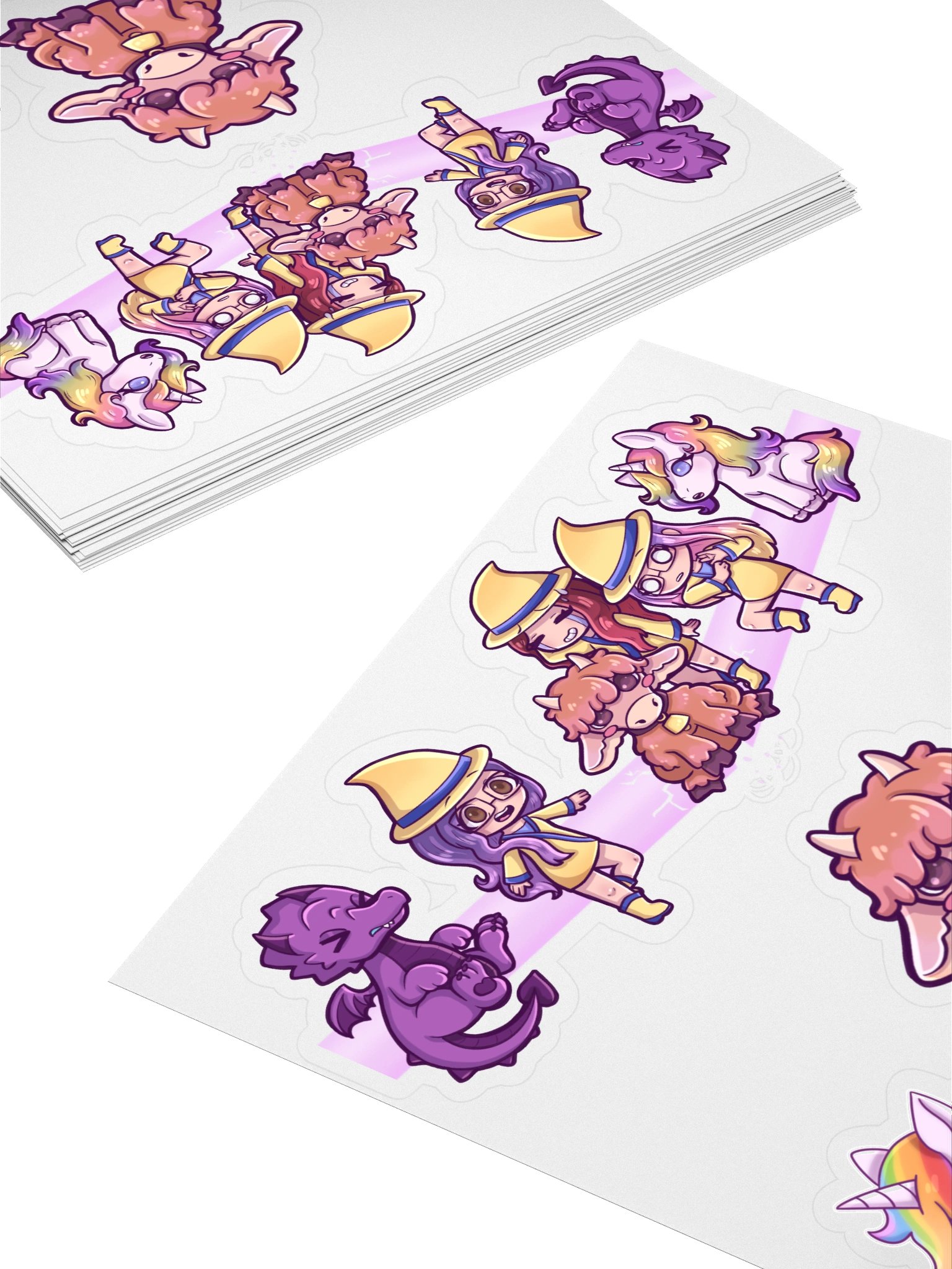 Tux2, MissieB12, and Mama_MJ Ooops! Collab Sticker Sheet product image (4)
