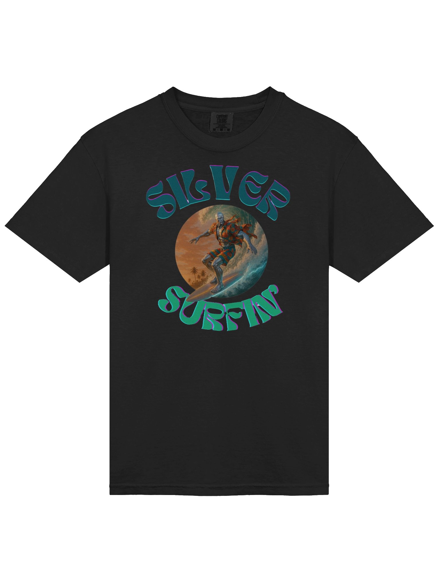 Silver Surfin' Sunset T-Shirt product image (3)