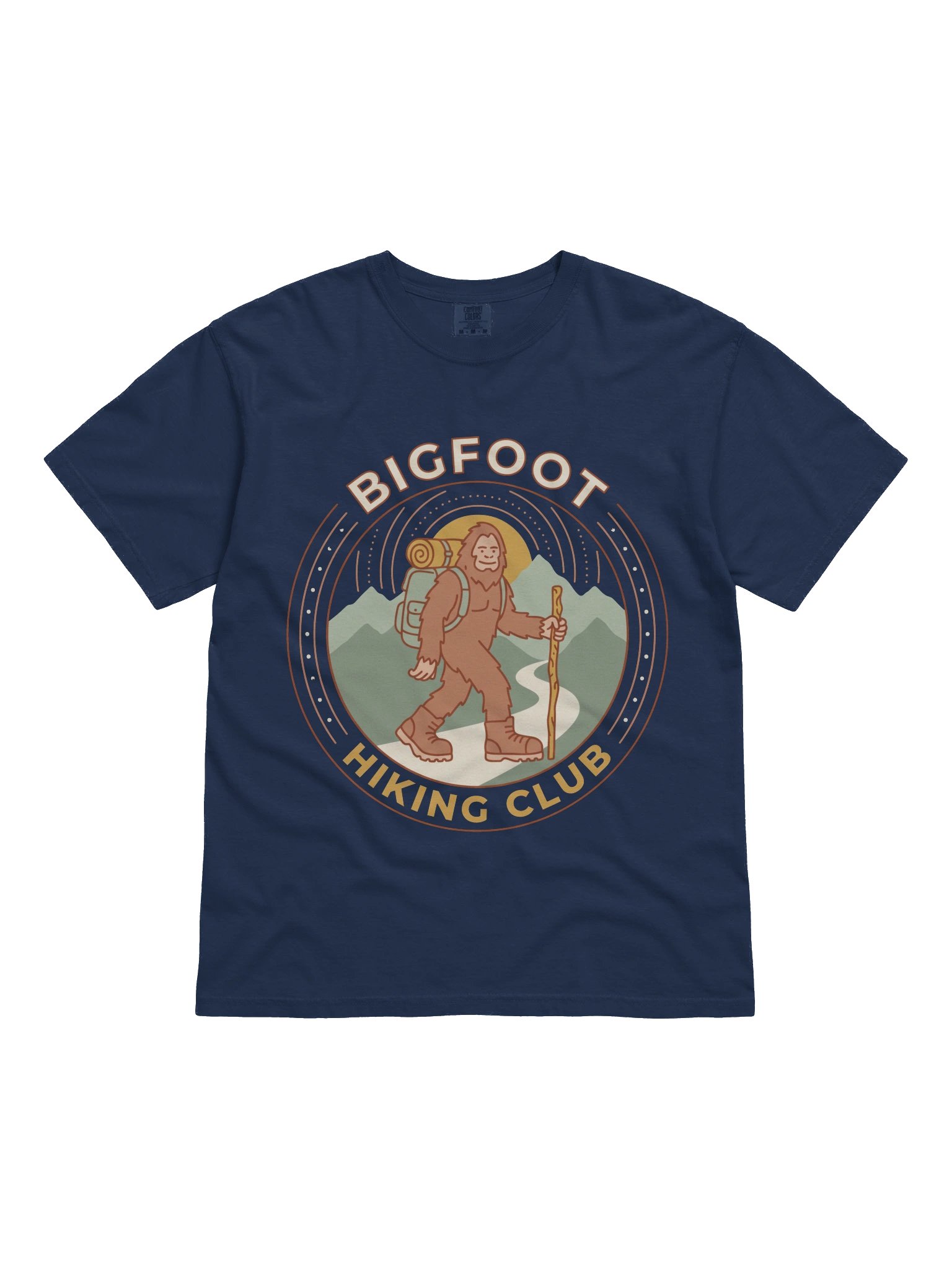 Bigfoot Hiking Club Shirt – Sasquatch Hiker Graphic Tee product image (4)