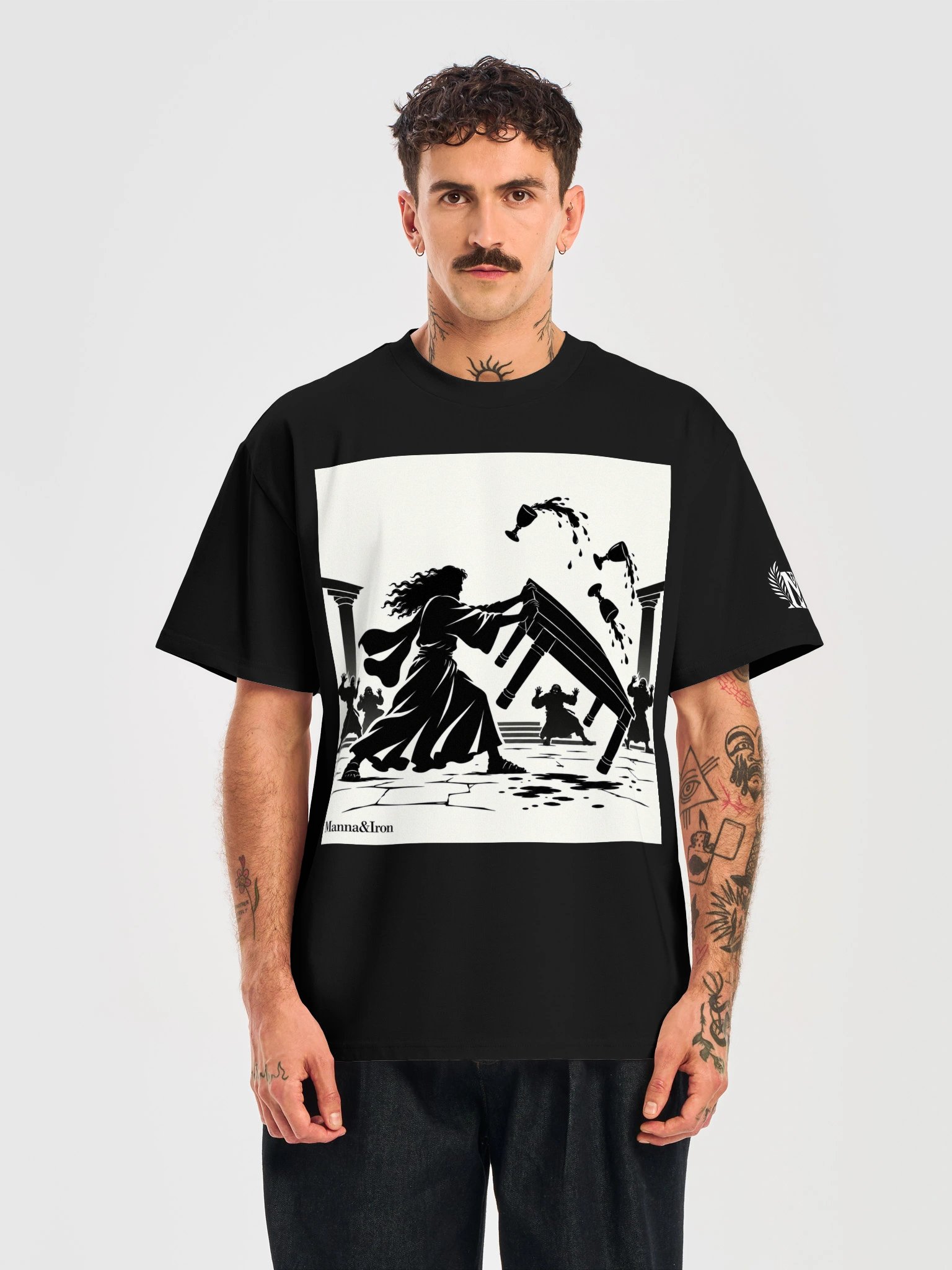 Manna&Iron Flip Some Tables Tee product image (5)