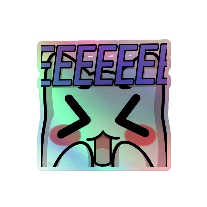 Holographic SQUEE sticker product image (2)