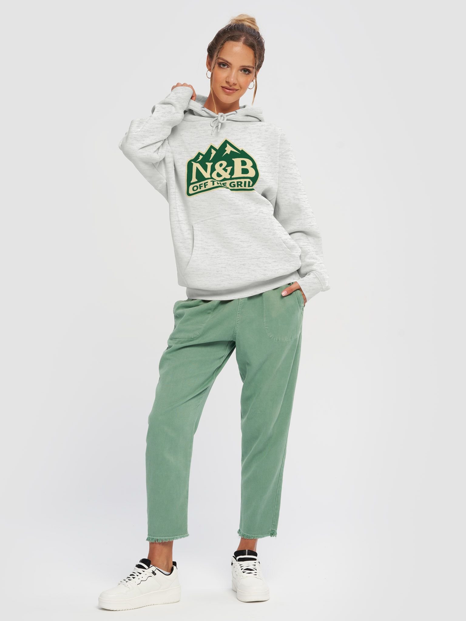 N&B Off the Grid Off White Hoodie product image (5)