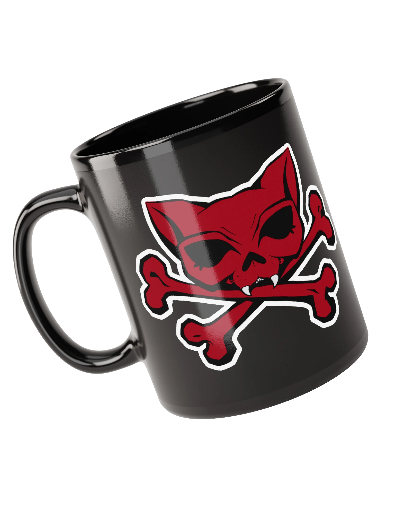 Red Kat Skull Blaque Mug product image (9)
