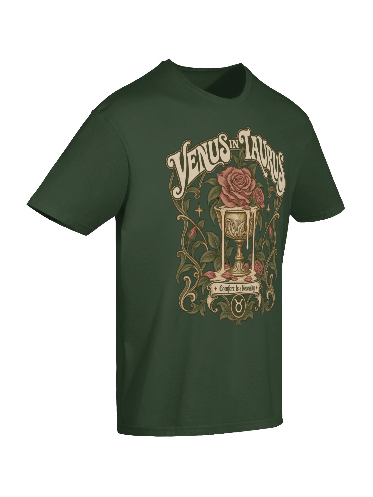 Venus in Taurus Comfort Is a Necessity Tee product image (56)