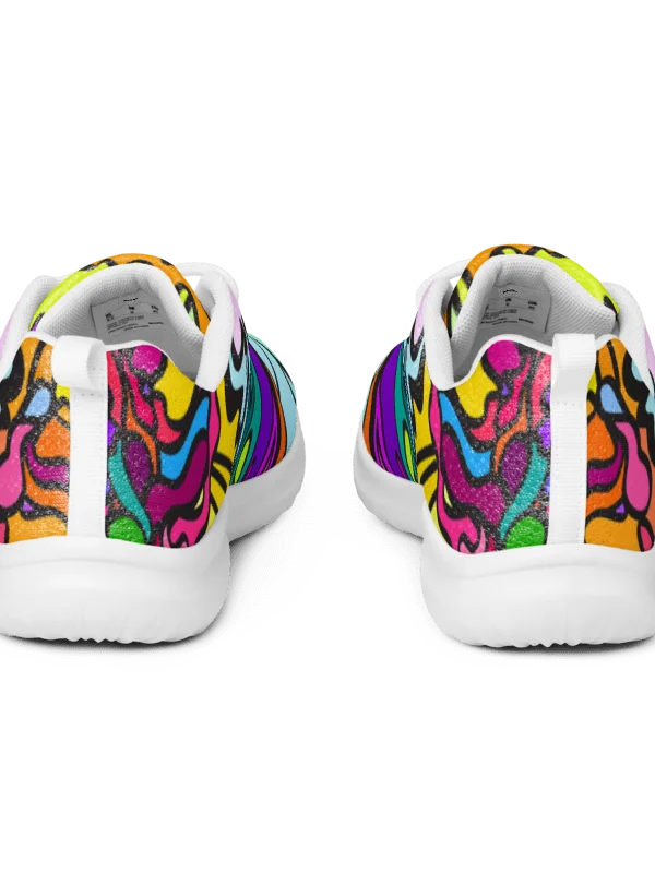 Vibrant Fusion Men's Sneakers - Wave at Sunset product image (5)
