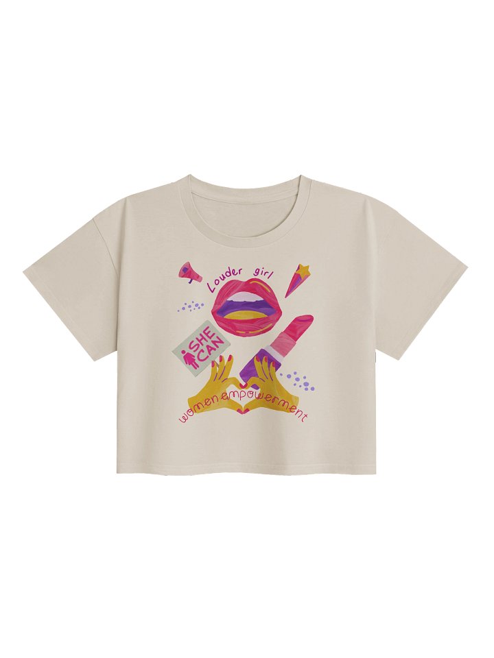 CSH Atelier Co. Women’s Empowerment Crop Top product image (4)