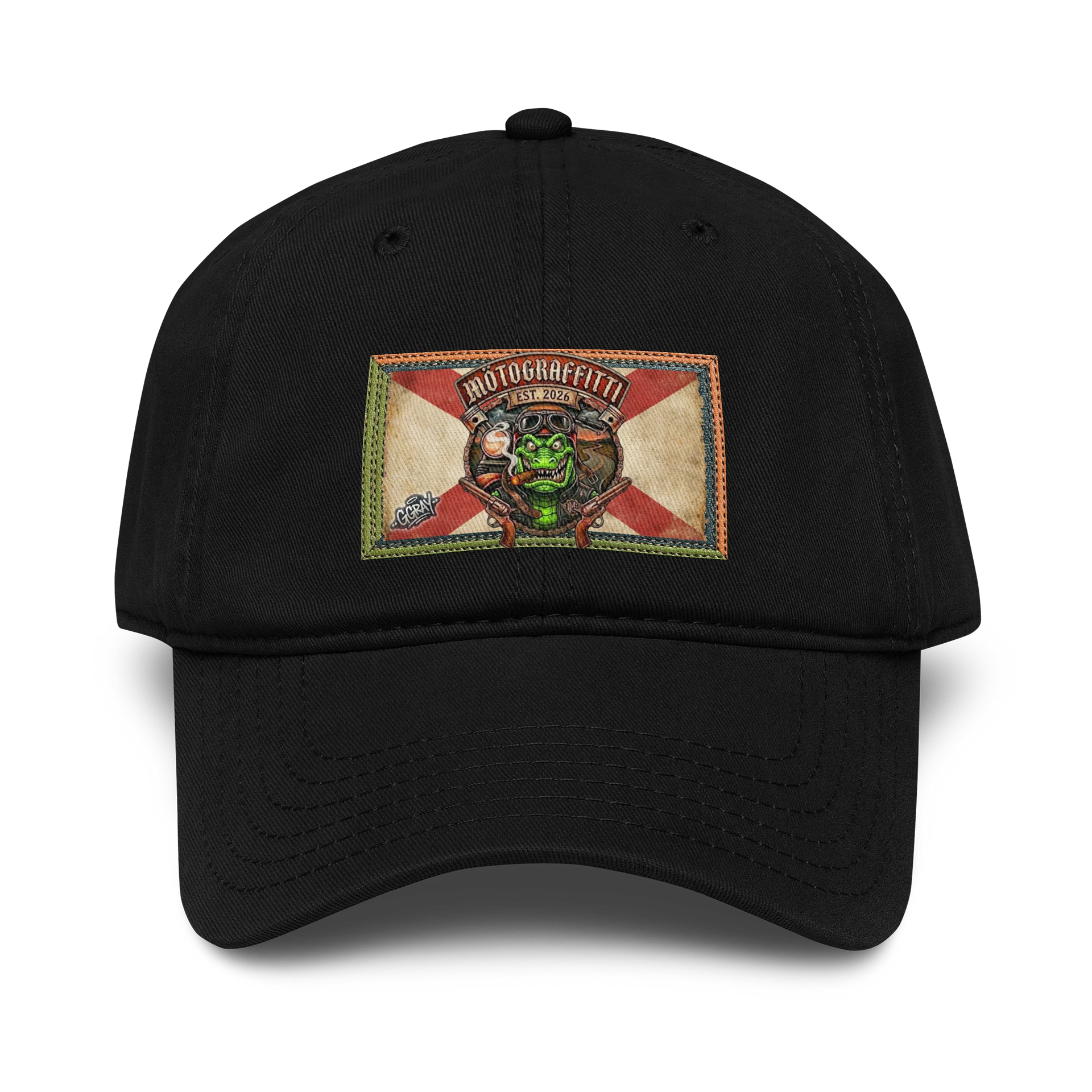 MötoGrafftti Garment-Washed Cap product image (1)