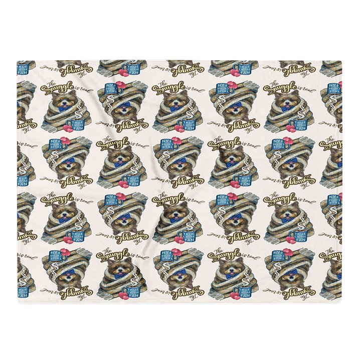 The Snuggle Is Real Cozy True Crime Throw Blanket product image (2)