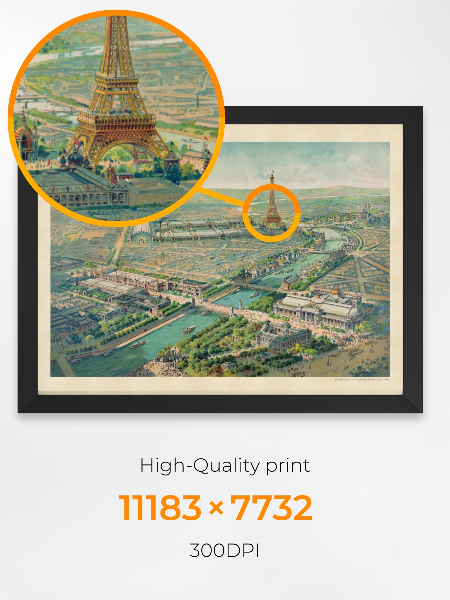 Paris 1900 (Framed Poster Print) product image (4)