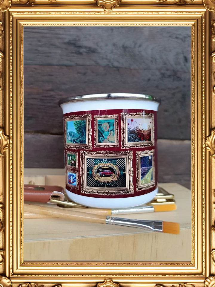 Golden Gallery Collection Enamel Mug product image (1)