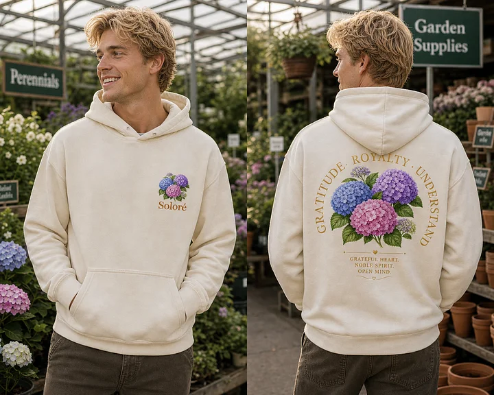 Botanical - Hydrangea Hoodie