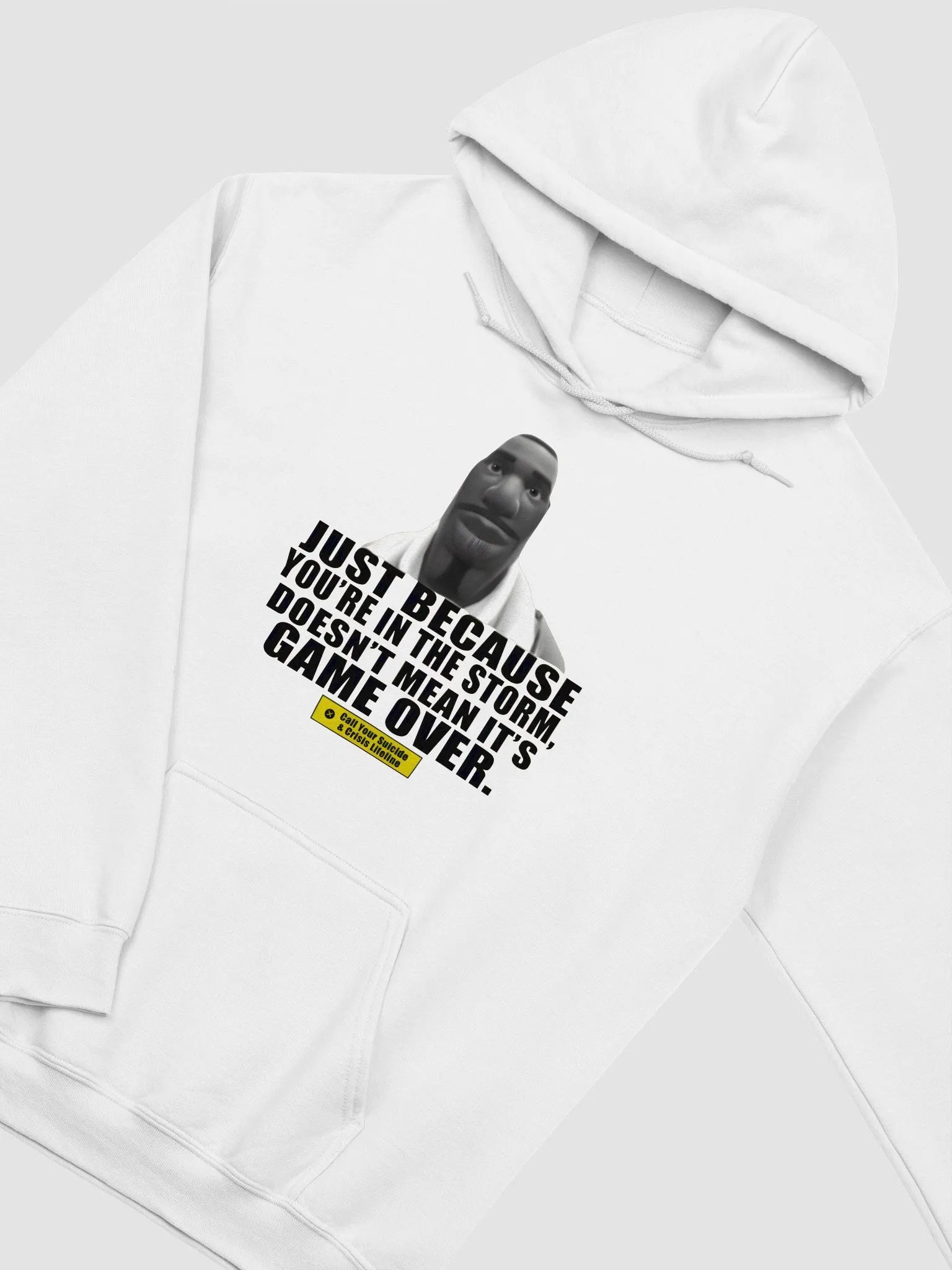 Just Because You're In The Storm Doesn't Mean It's Game Over Hoodie product image (2)