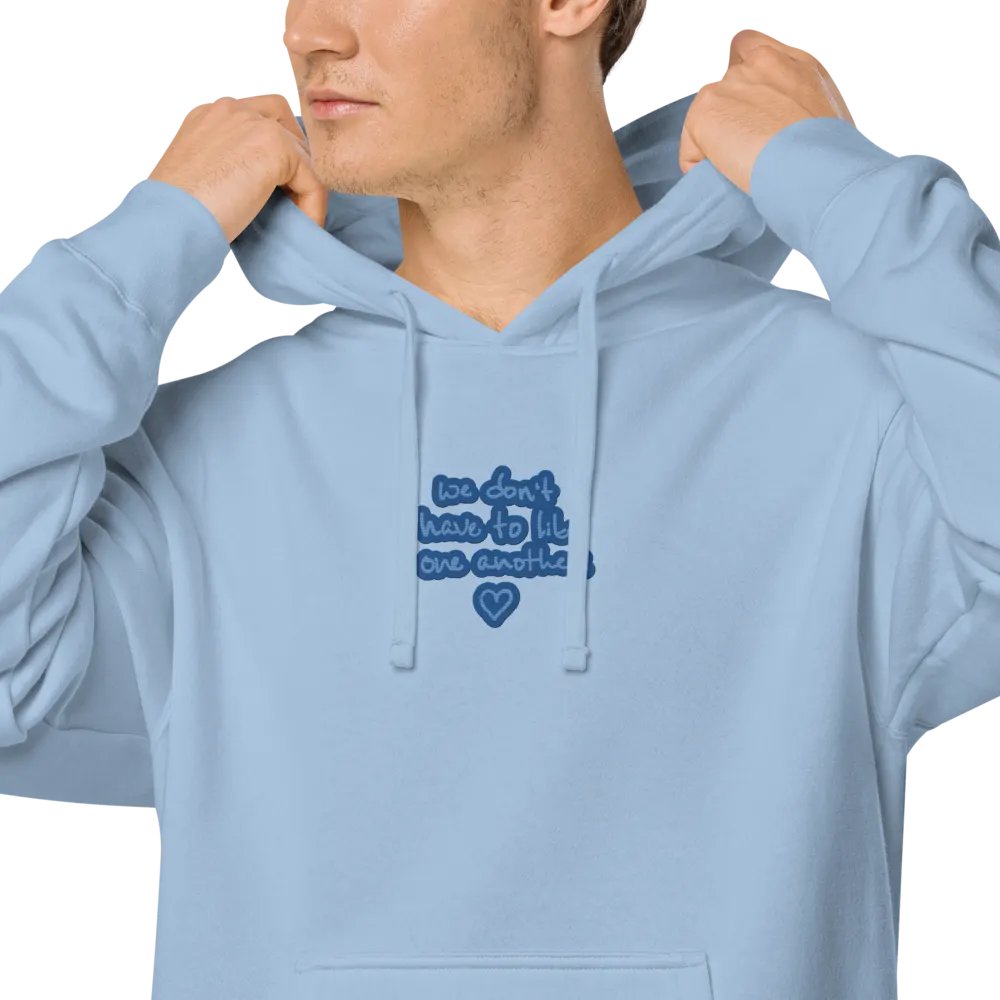 ONE ANOTHER (creek) embroidered pigment hoodie product image (8)