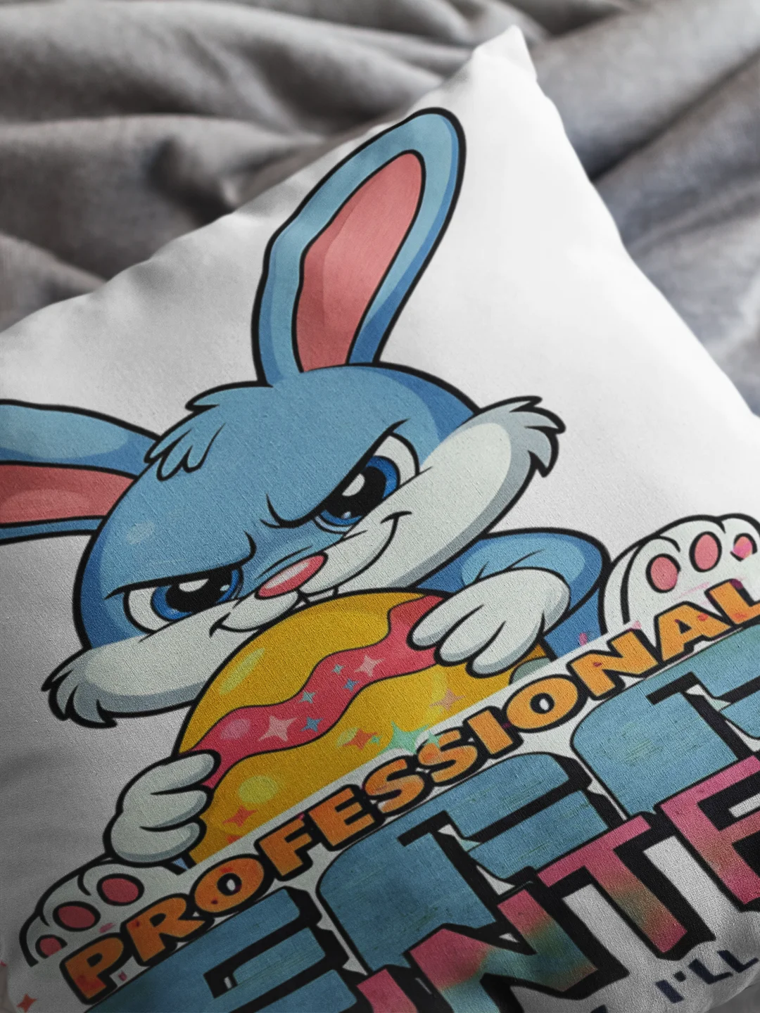 Professional Egg Hunter Easter Bunny Pillow product image (21)