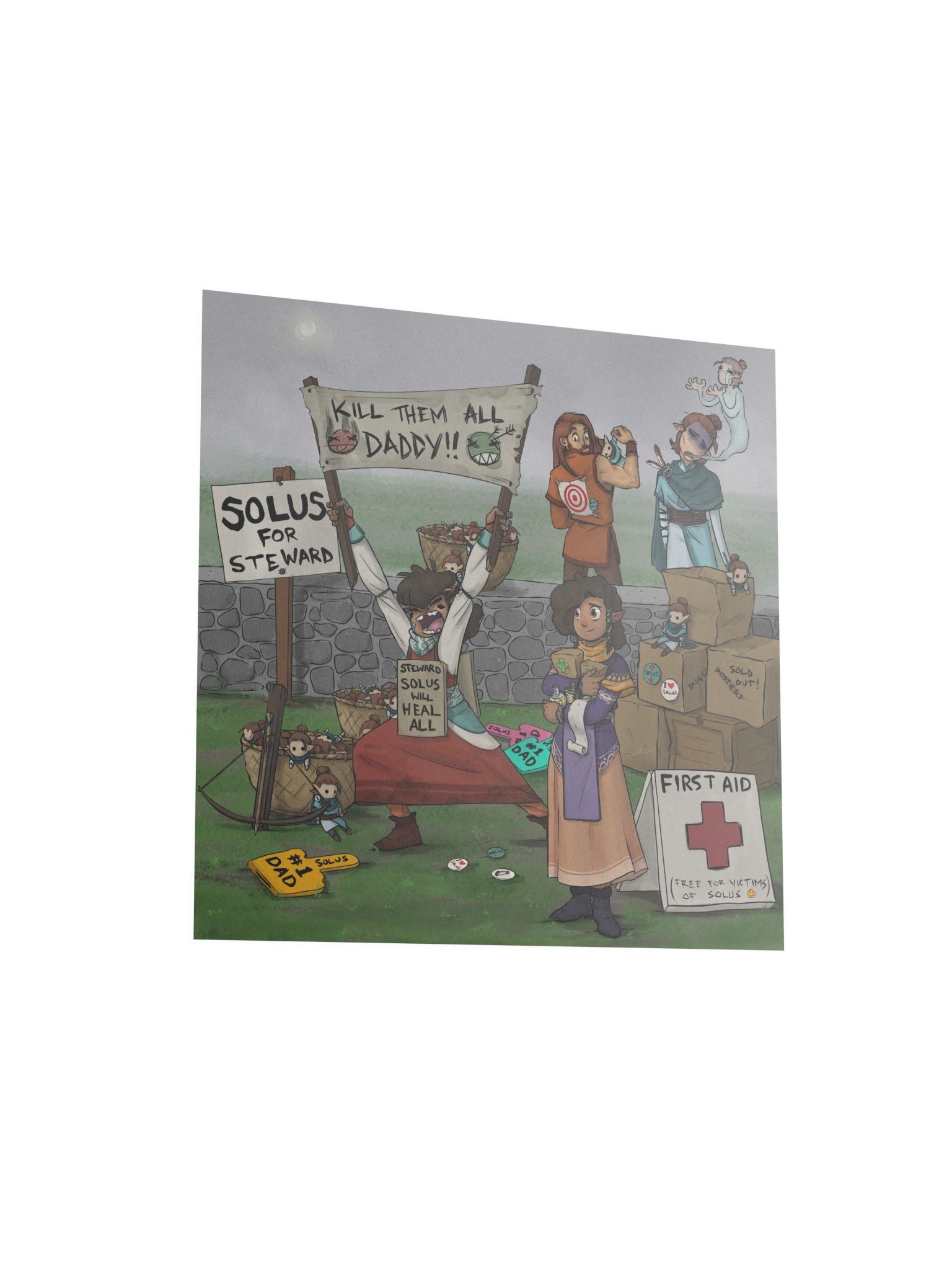 Oaths & Empires Poster - Juno and Wren Celebrate Father's Day product image (3)