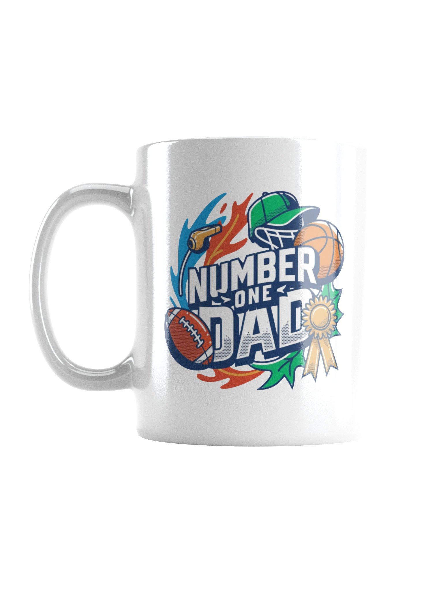 Number One Dad Father’s Day Coffee Mug product image (1)