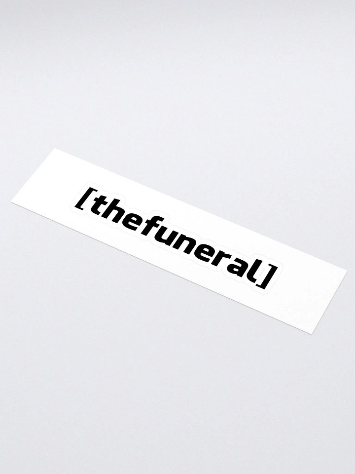 The Funeral Sticker product image (1)