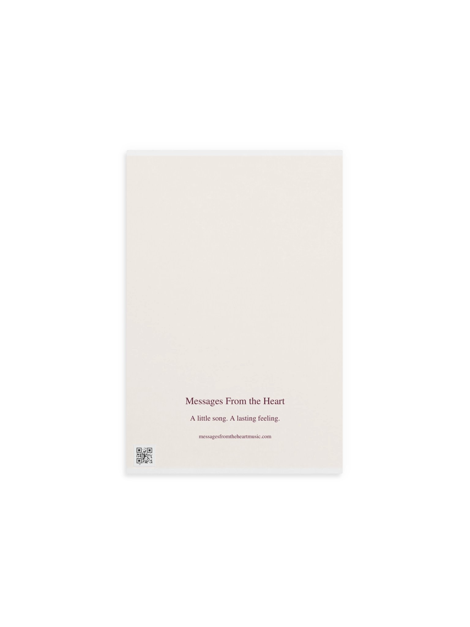 You Feel Like Home — Physical QR Greeting Card product image (2)