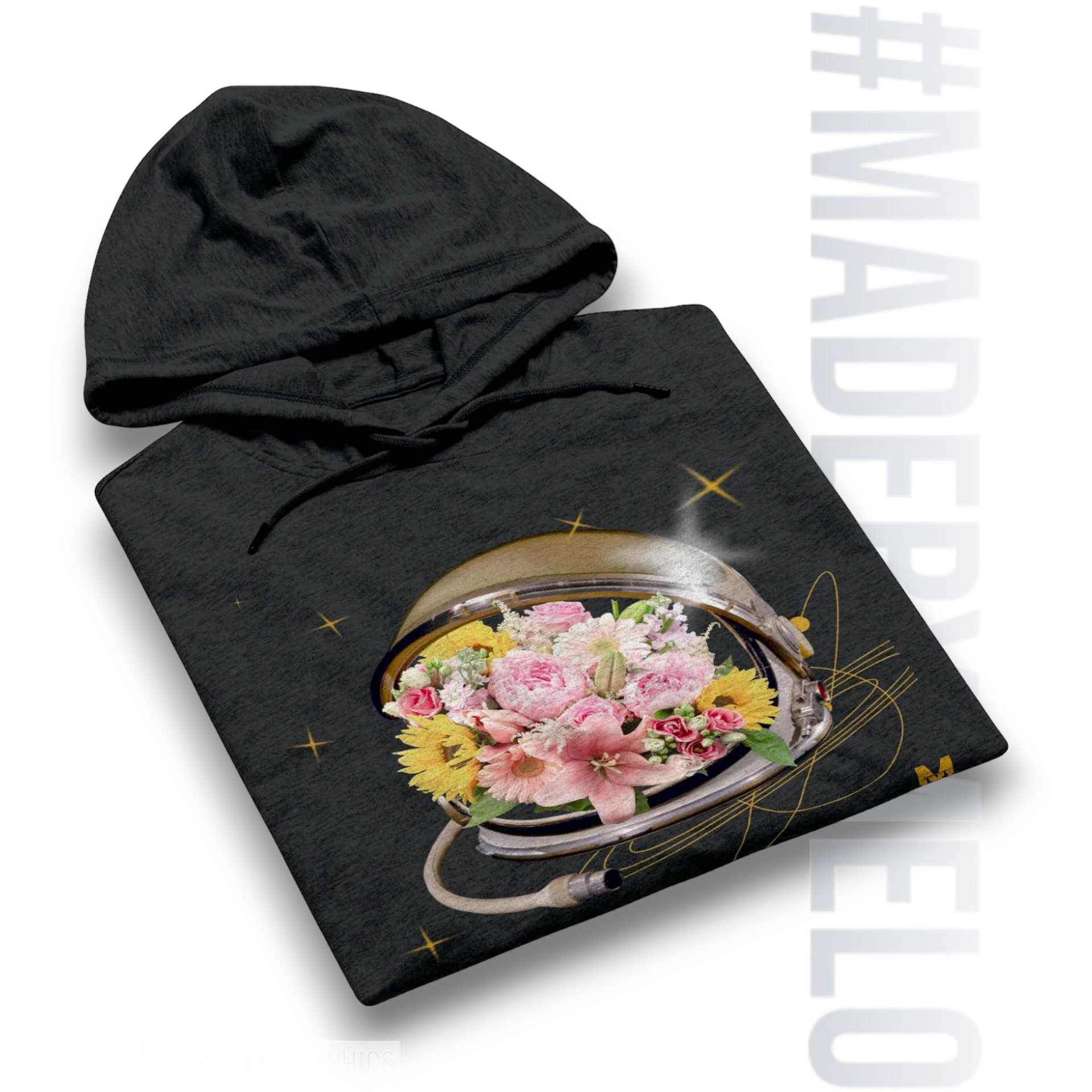 Floral Flyer - Premium Lightweight Hoodie | #MadeByMELO product image (4)