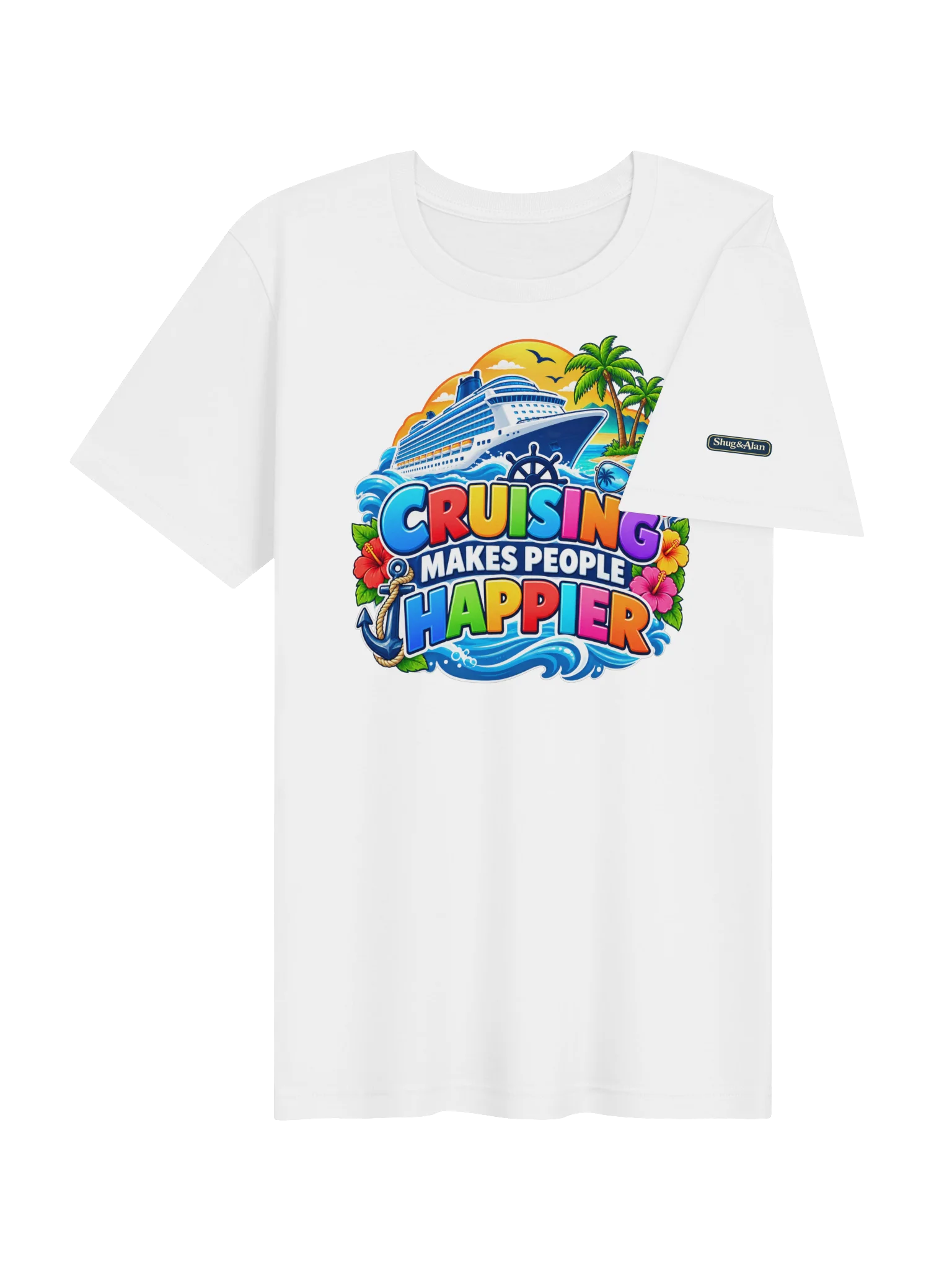 Cruising Makes People Happier T-shirt product image (64)