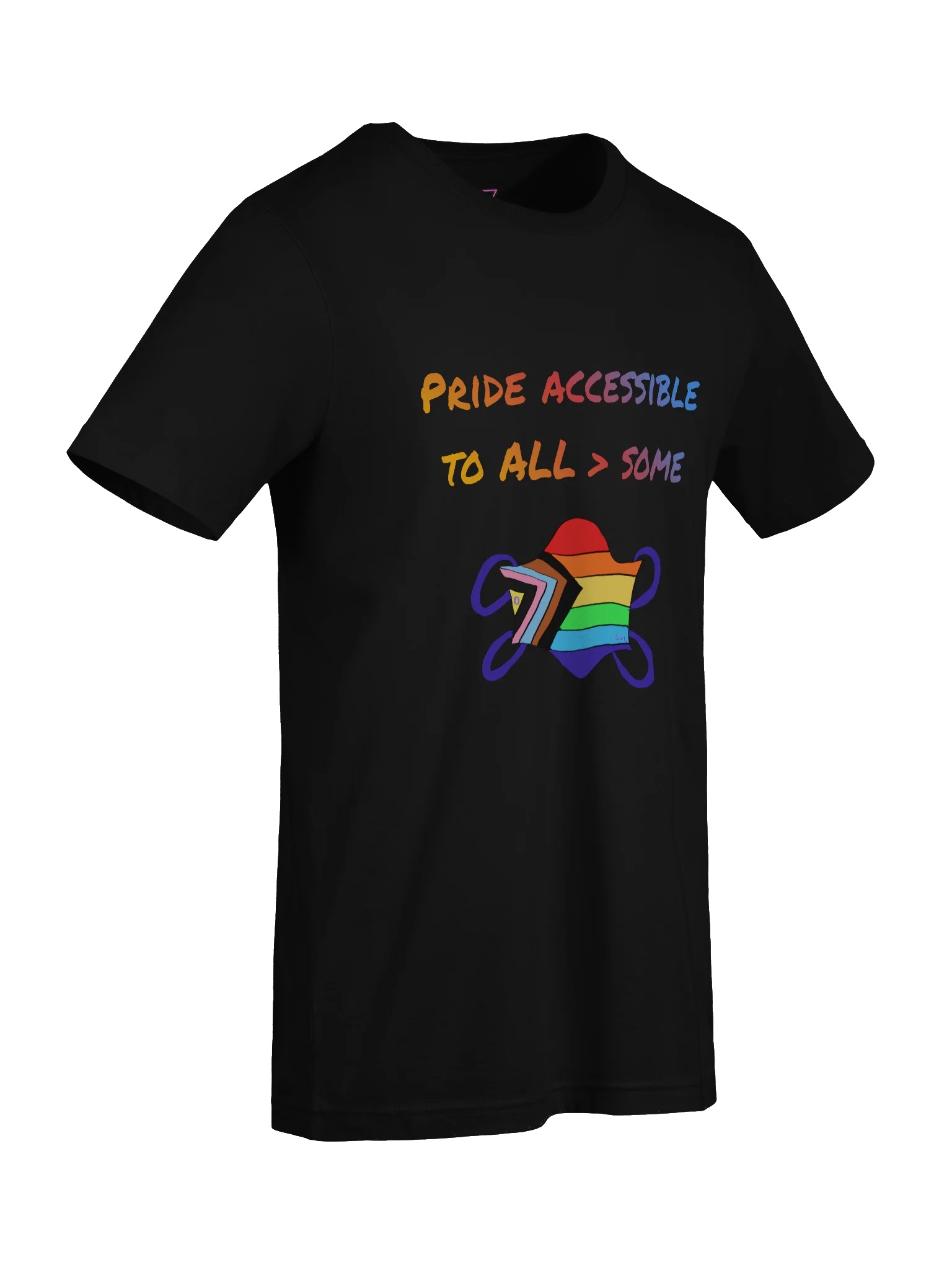 Pride Accessible to ALL>Some tee product image (7)