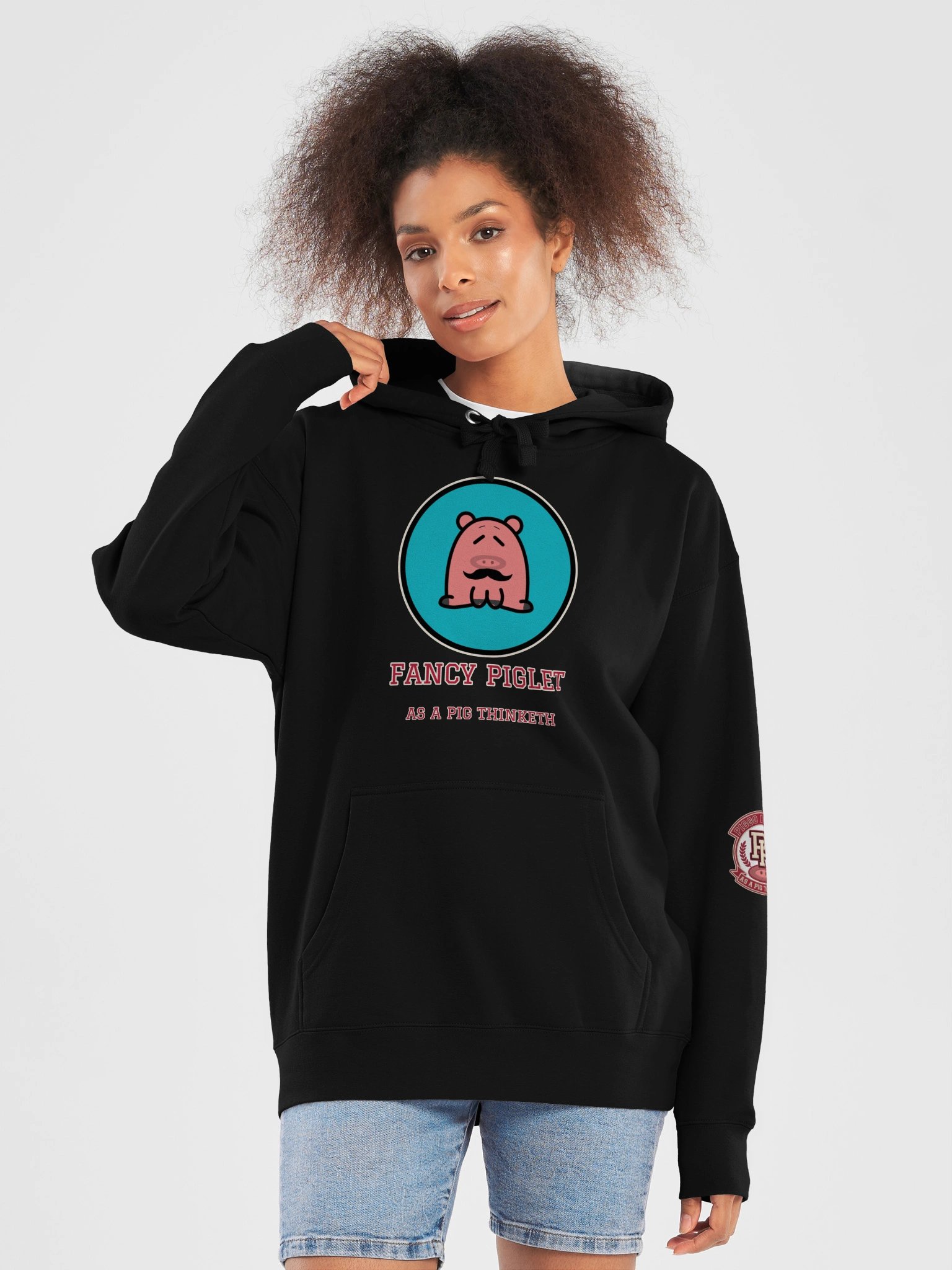 Fancy Piglet Hoodie | As a Pig Thinketh product image (5)