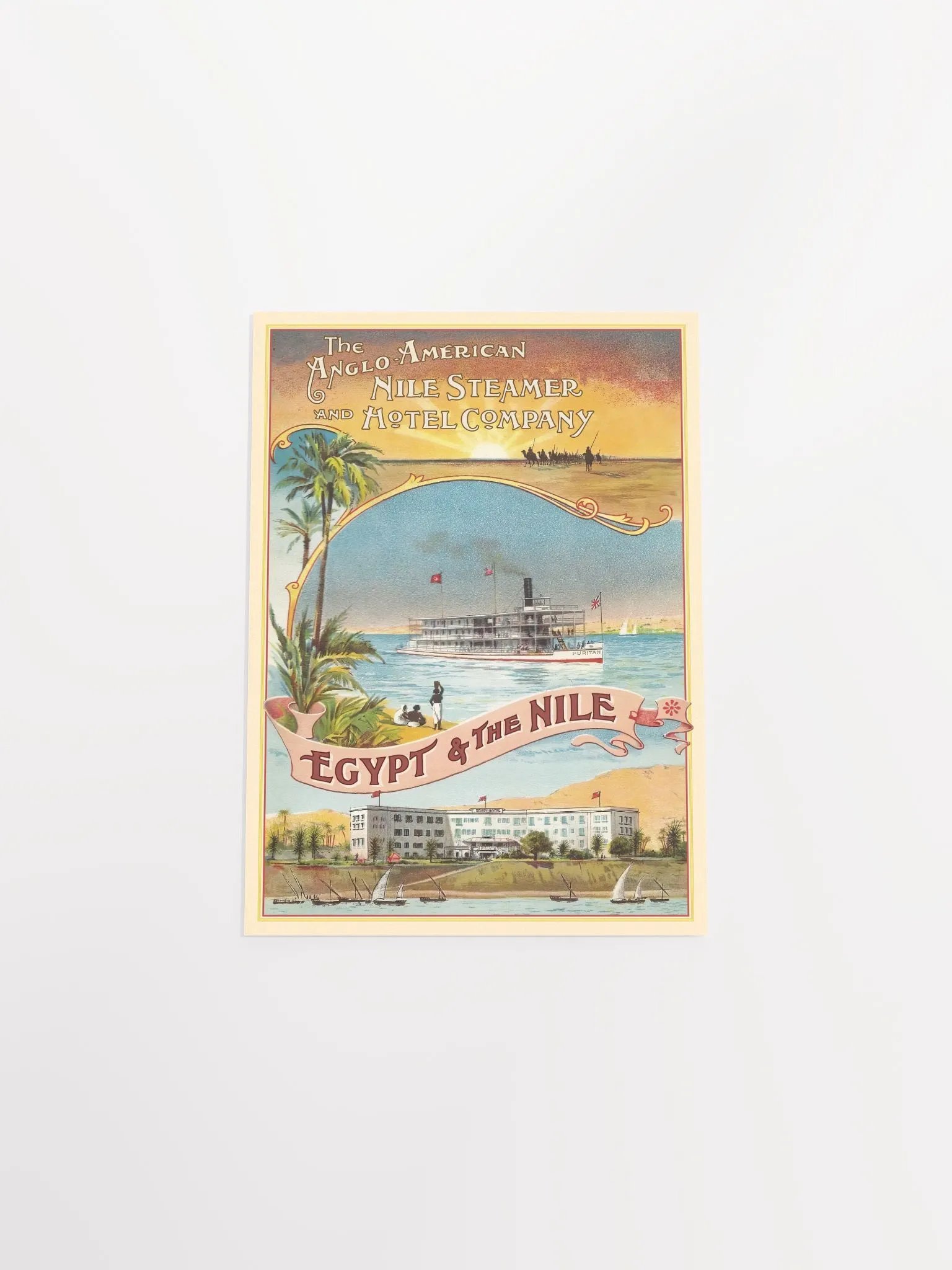 Egypt & The Nile, 1910s — retro vintage travel poster, retro travel art, retro travel wall art product image (9)