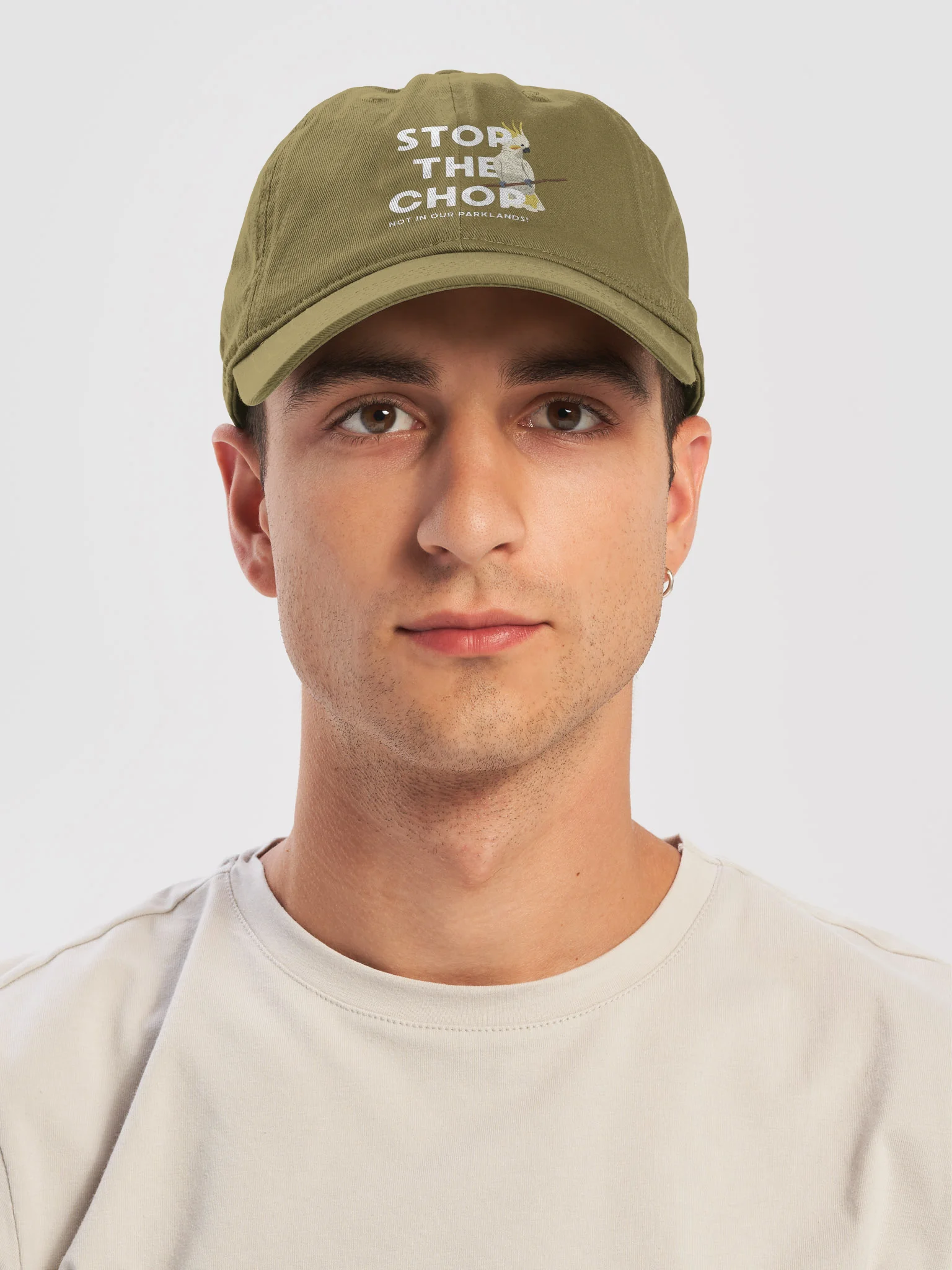 STOP THE CHOP | SC Cockatoo | Unisex | Organic Dad Hat product image (13)