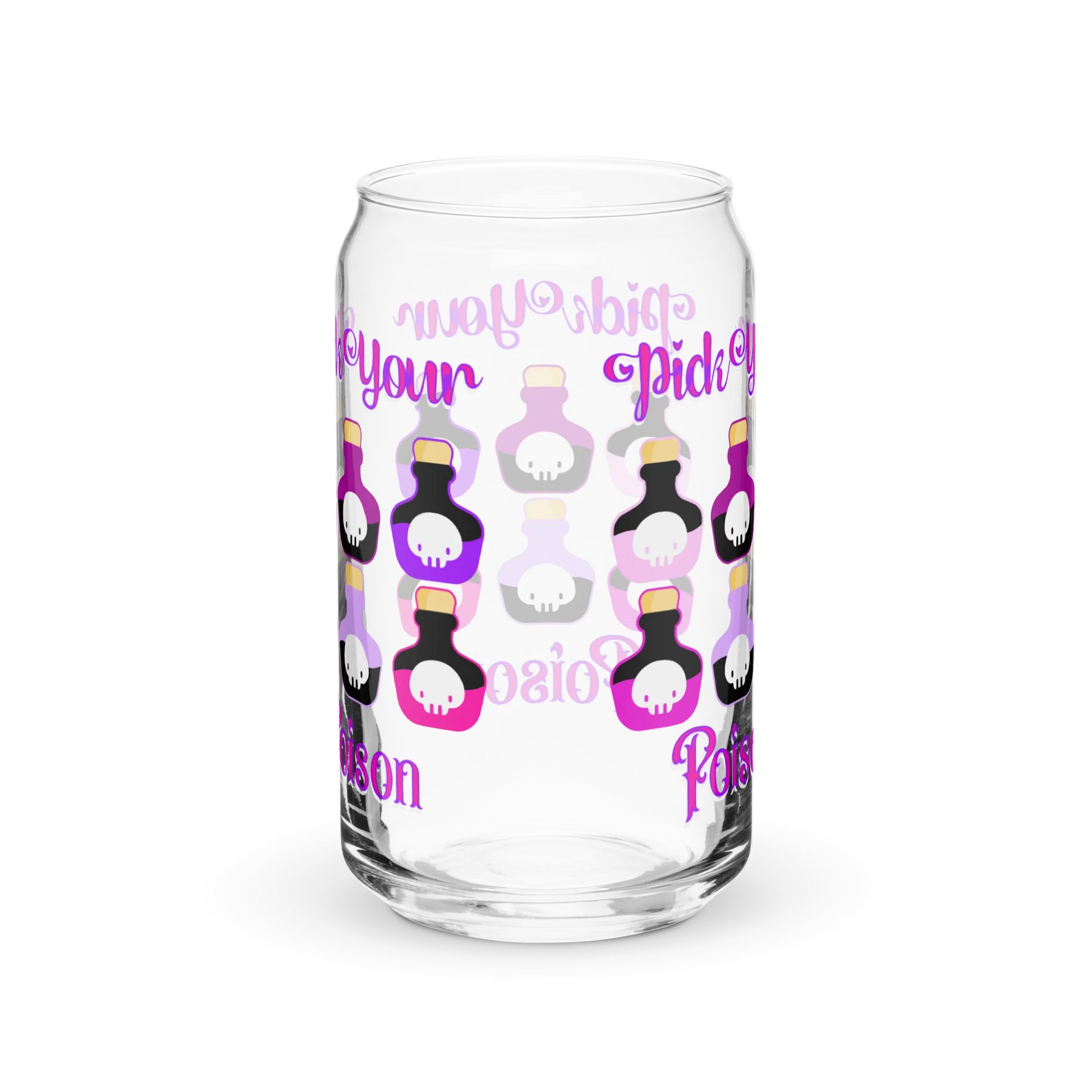 Pick Your Poison Clear Glass Design product image (3)