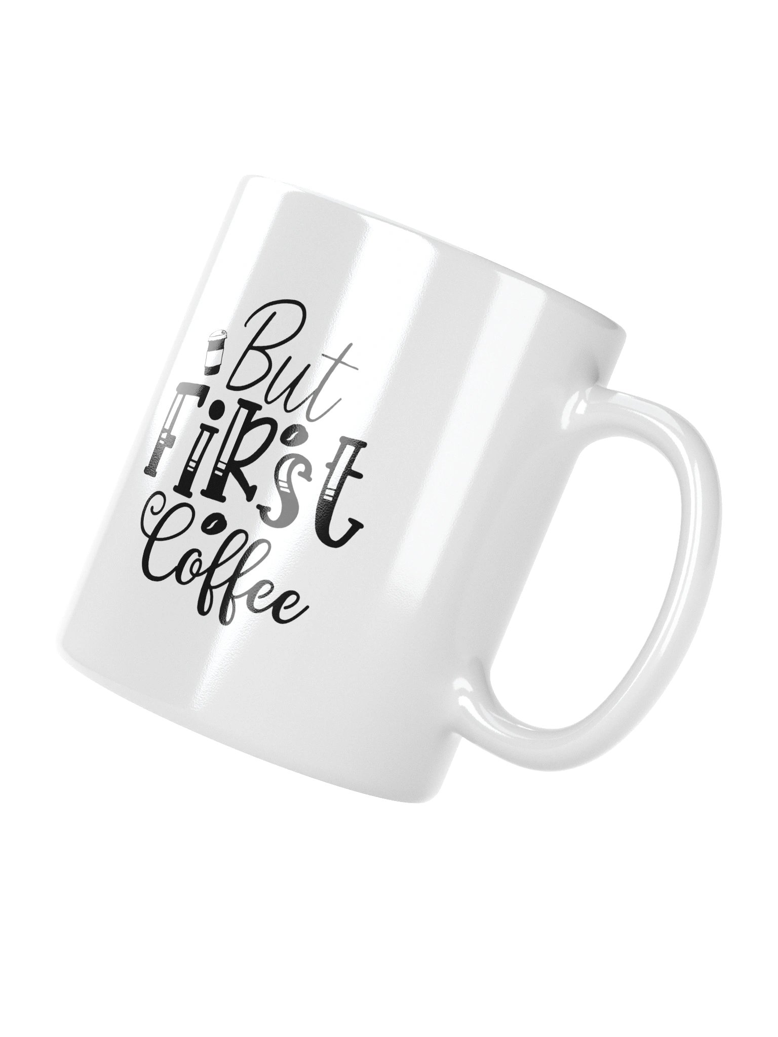 But First Coffee Funny Mug - Cute Morning Coffee Lover Ceramic Cup Gift product image (7)