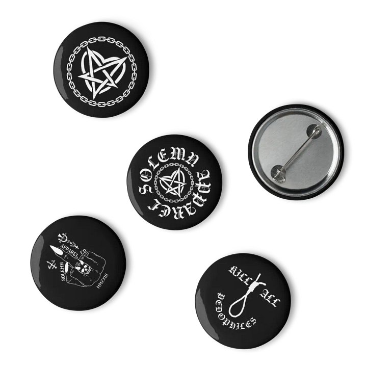 Solemn Apparel Pins Bundle product image (2)