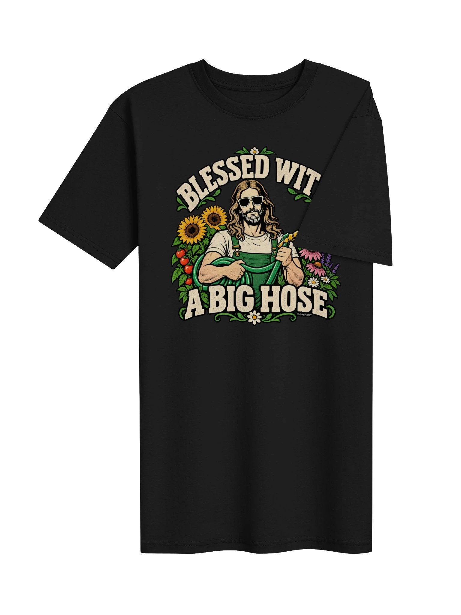 Blessed With a Big Hose Sunflower Premium Tee product image (17)