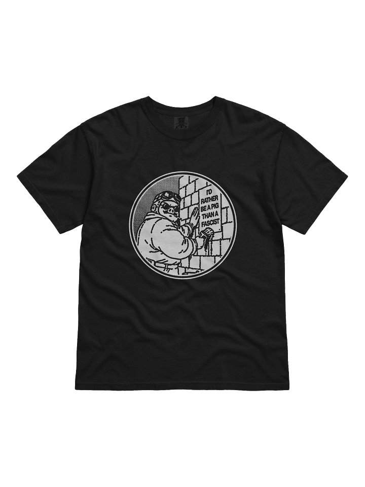 BE A PIG ! T-shirt. black vers. product image (2)
