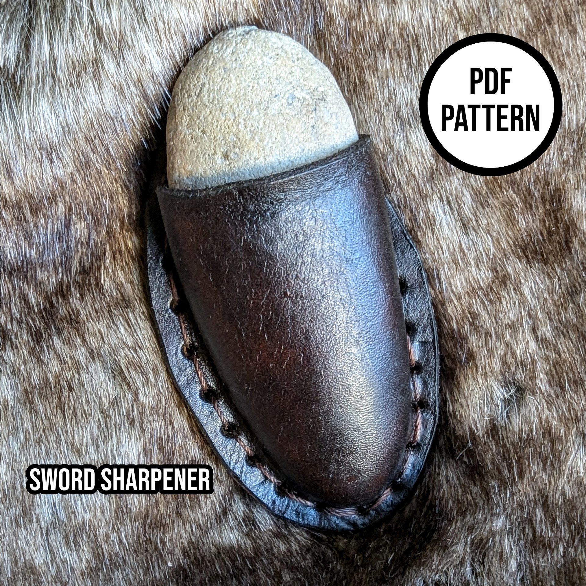 Aragorn Cosplay Belt Pattern (includes accessories!) - PDF Pattern for Leathercraft product image (4)
