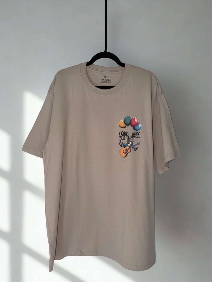 Love Our Only Guide. Puff Print product image (2)