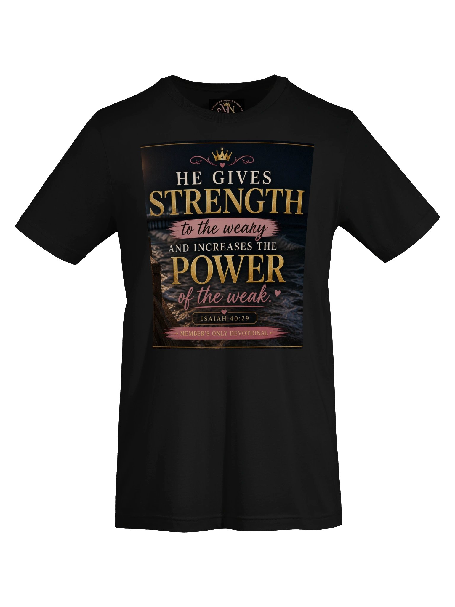 Isaiah 40:29 Strength Devotional Tee product image (5)