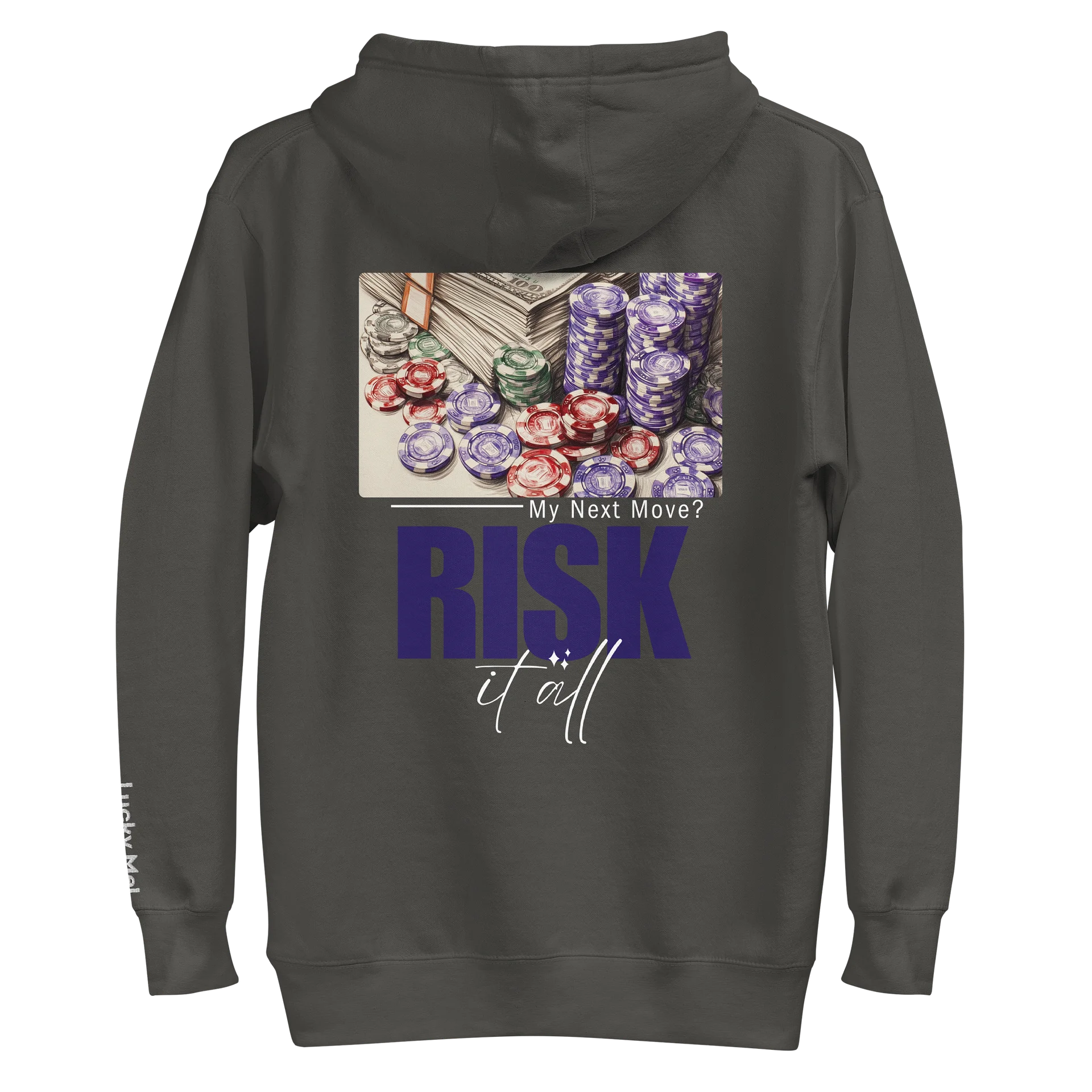 "RISK IT ALL" Flowers Hoodie product image (1)