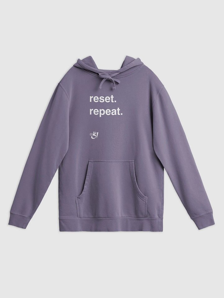 reset. repeat. hoodie product image (1)