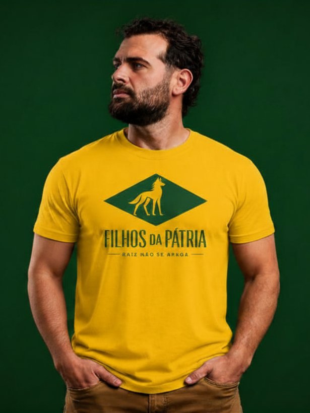 Camiseta Fundadora Filhos da Patria Amarela product image (1)
