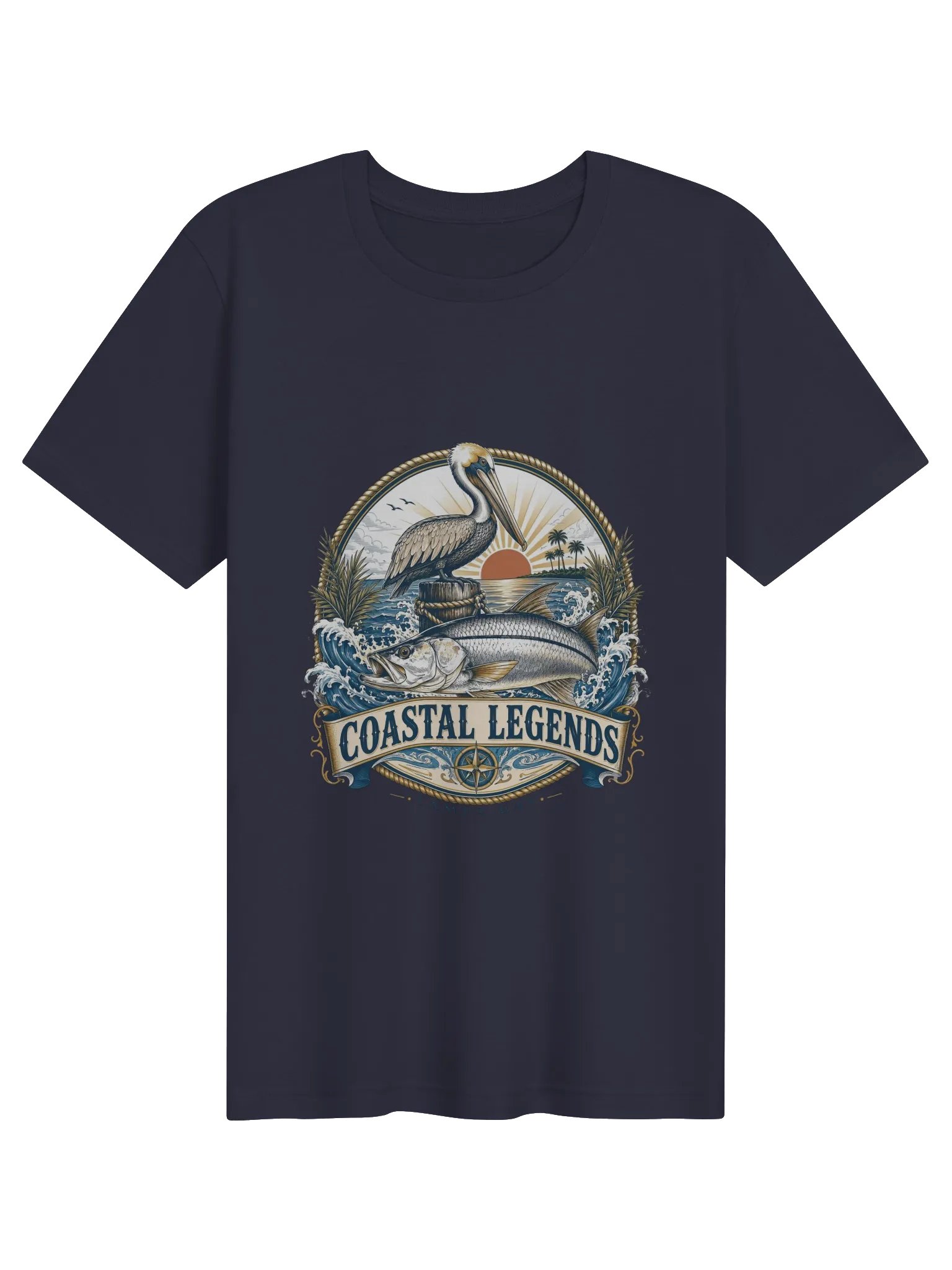 Coastal Legends Tampa Bay Tee — Bella+Canvas product image (1)