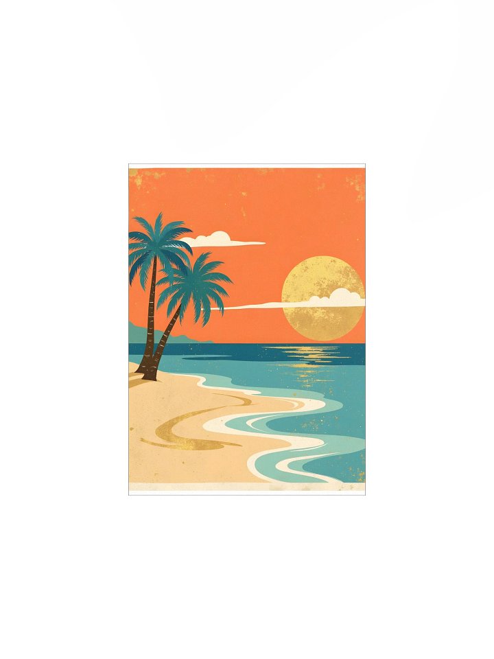 Vibrant 90s Matte Poster product image (1)