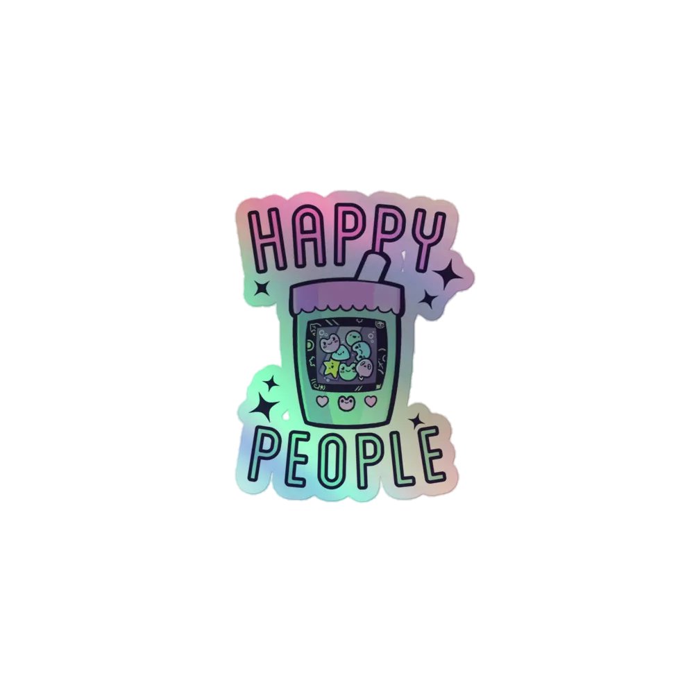 'Puni Froggo' Holographic Sticker product image (1)