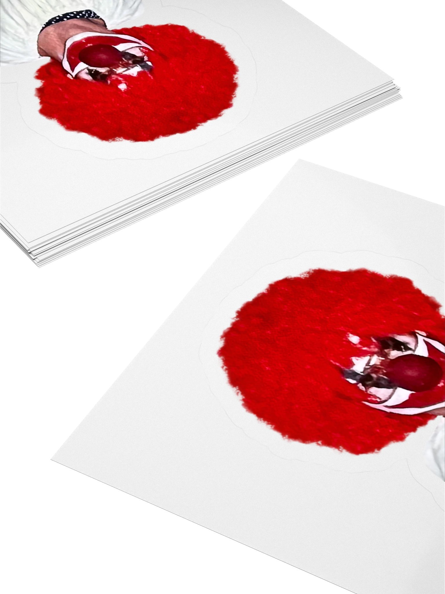 Clown Dad Kiss Cut Sticker product image (4)
