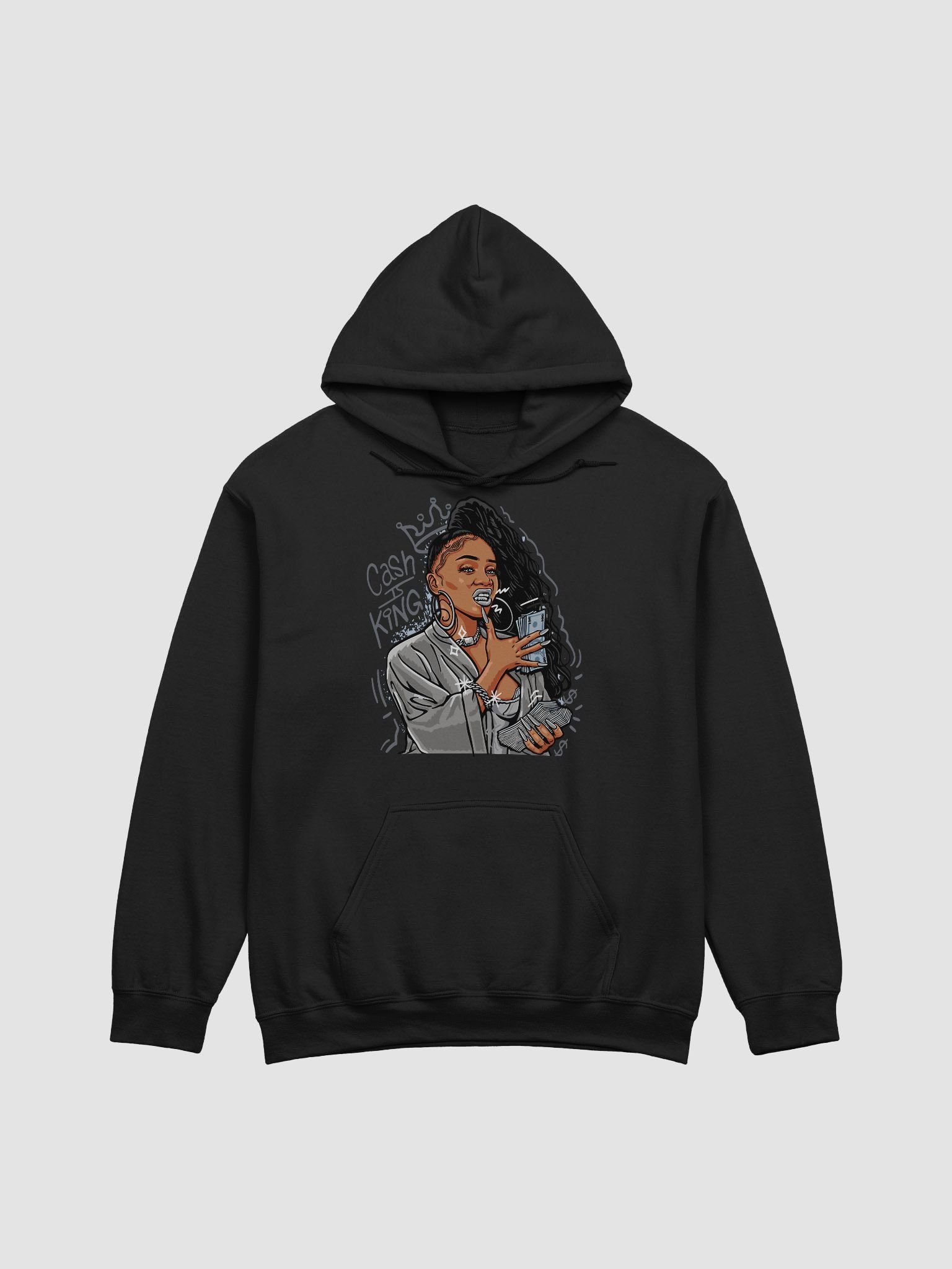 Urban Cash Stacks Hoodie - Unisex Hoodie – Minimalist Printed Hoodie for Everyday Wear product image (1)