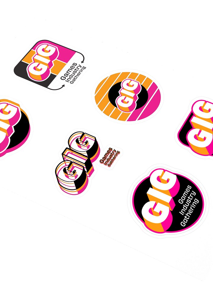 GIG Logo Sticker Set product image (2)