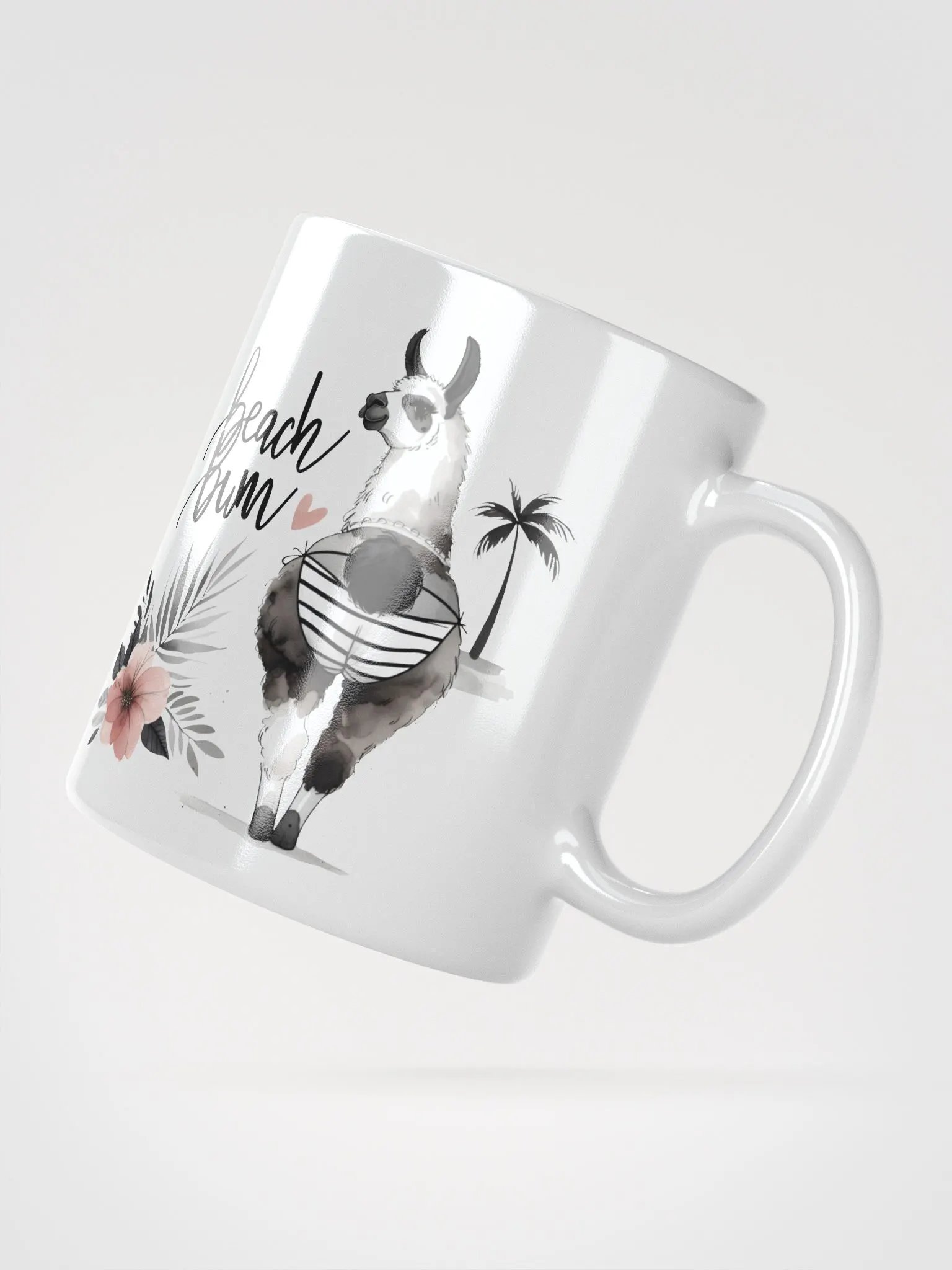 Beach Bum Bikini Llama Mug product image (5)